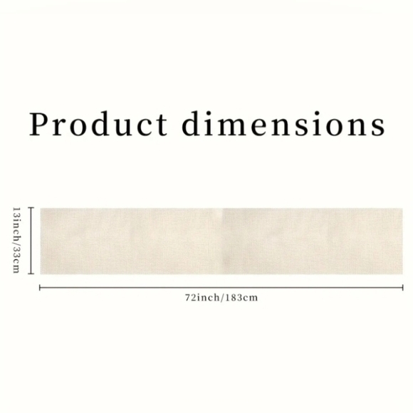 **1 DAY SALE** Boho/Bohemian Evil Eye Table Runner Black Gold Blue White Circles - Picture 4 of 6